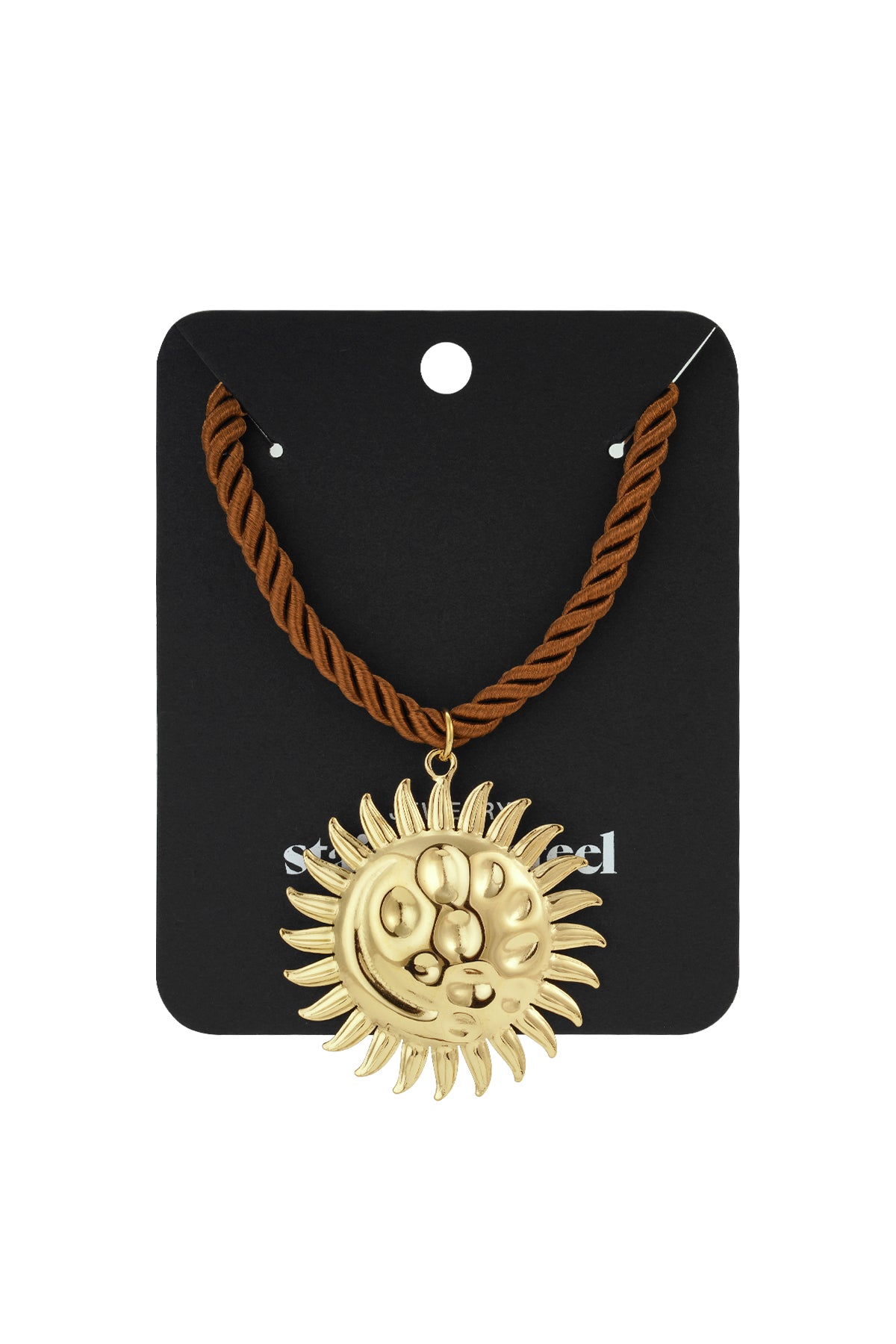 Colliers pendentifs en polyester soleil Casual Daily Simple Series Bijoux pour femmes