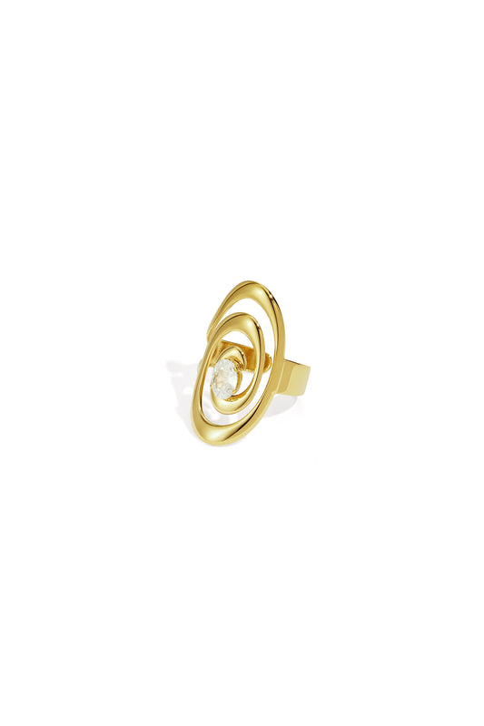 Bagues en acier inoxydable avec pierres précieuses, lignes Daily Daily Simple Series, bijoux pour femmes