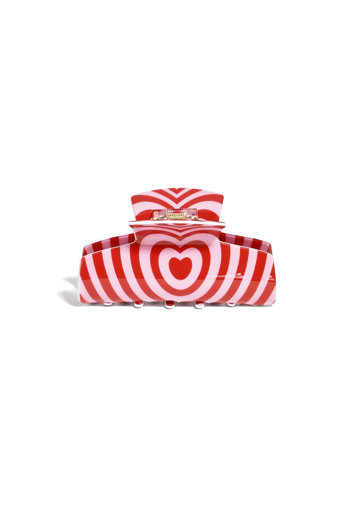 Pinces à cheveux en forme de cœur, style décontracté, en acétate, accessoires pour la Saint-Valentin